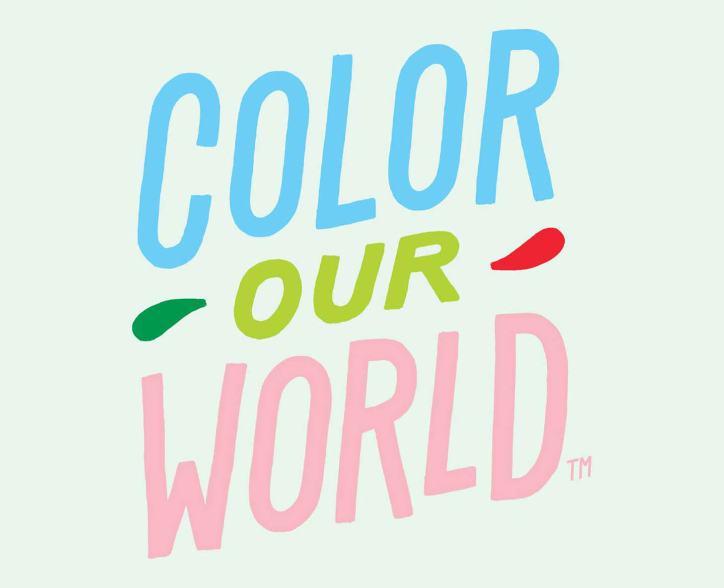 Color our World summer reading program graphic