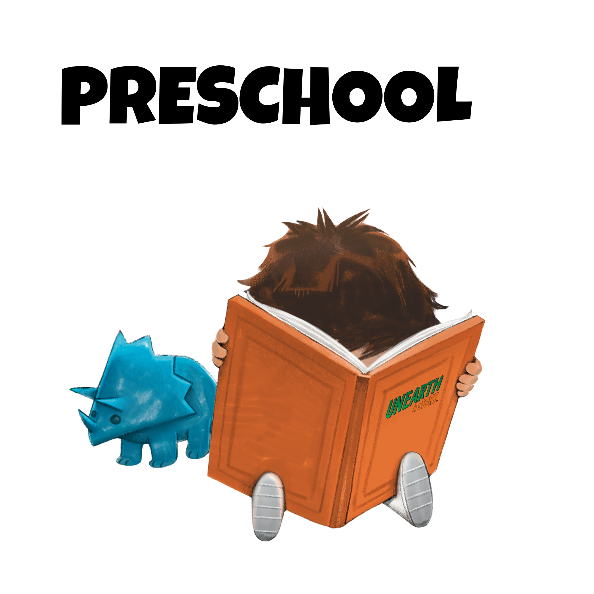 image with text that says preschool and a decorative image